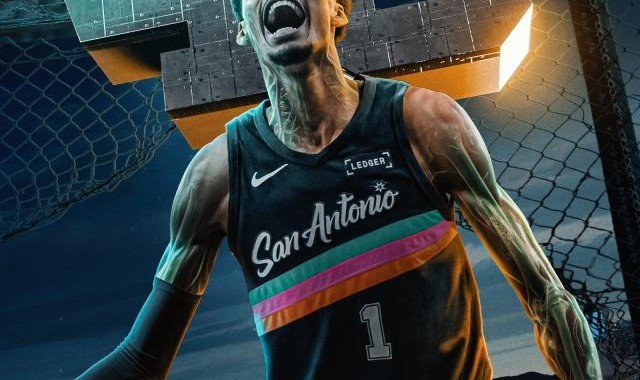 v站-狂虐湖人二队！文班亚马26分钟轰40+12历史首人